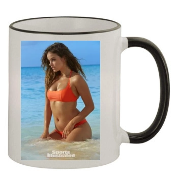 Barbara Palvin 11oz Colored Rim & Handle Mug