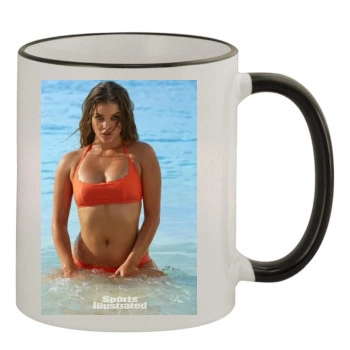 Barbara Palvin 11oz Colored Rim & Handle Mug