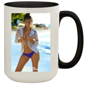 Barbara Palvin 15oz Colored Inner & Handle Mug