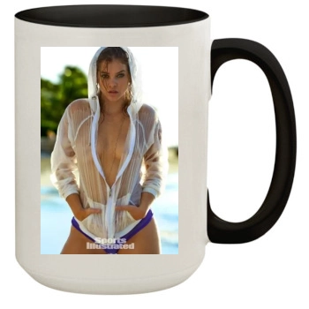 Barbara Palvin 15oz Colored Inner & Handle Mug