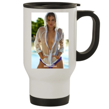 Barbara Palvin Stainless Steel Travel Mug