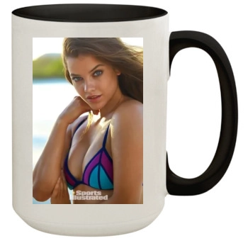 Barbara Palvin 15oz Colored Inner & Handle Mug