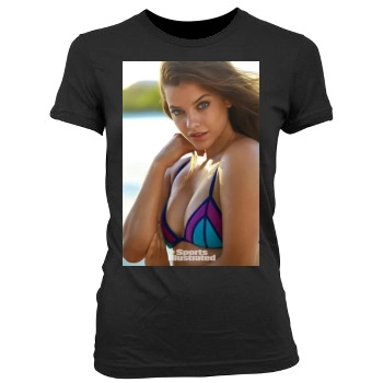 Barbara Palvin Women's Junior Cut Crewneck T-Shirt