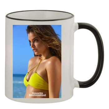 Barbara Palvin 11oz Colored Rim & Handle Mug