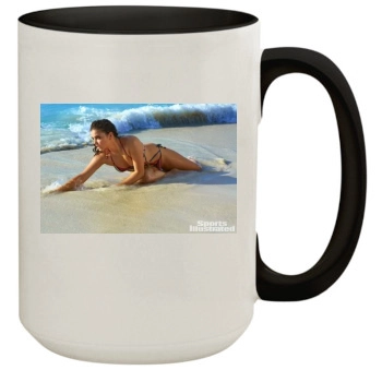 Barbara Palvin 15oz Colored Inner & Handle Mug