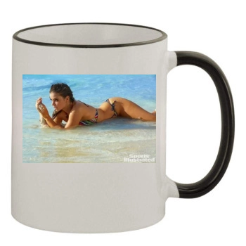 Barbara Palvin 11oz Colored Rim & Handle Mug