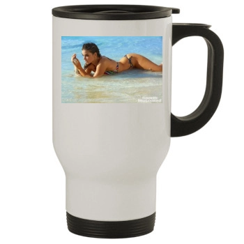 Barbara Palvin Stainless Steel Travel Mug