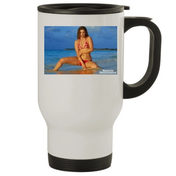 Barbara Palvin Stainless Steel Travel Mug