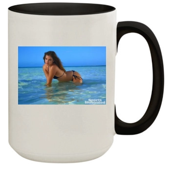 Barbara Palvin 15oz Colored Inner & Handle Mug