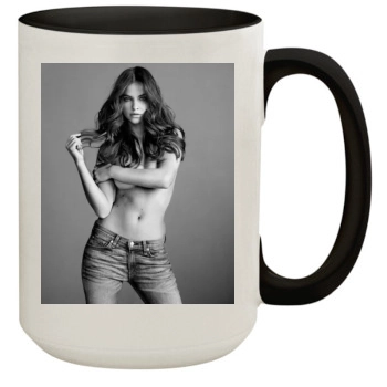 Barbara Palvin 15oz Colored Inner & Handle Mug