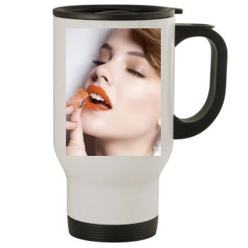 Barbara Palvin Stainless Steel Travel Mug