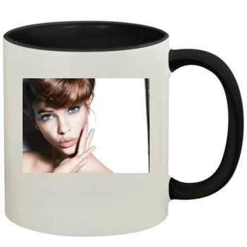 Barbara Palvin 11oz Colored Inner & Handle Mug