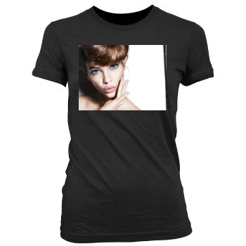 Barbara Palvin Women's Junior Cut Crewneck T-Shirt