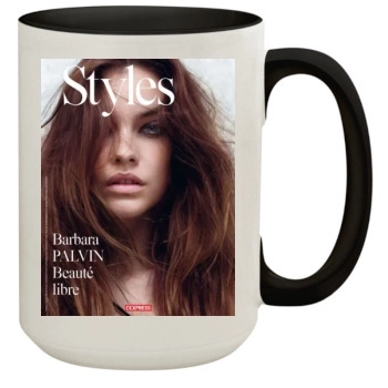 Barbara Palvin 15oz Colored Inner & Handle Mug