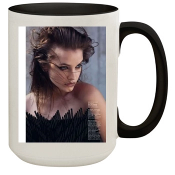 Barbara Palvin 15oz Colored Inner & Handle Mug