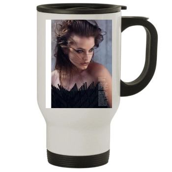 Barbara Palvin Stainless Steel Travel Mug