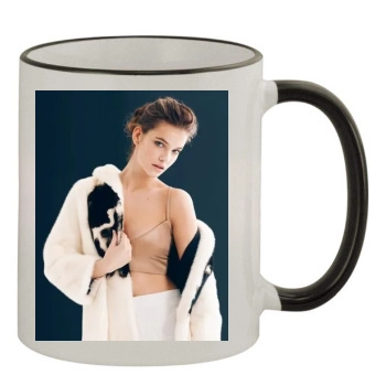 Barbara Palvin 11oz Colored Rim & Handle Mug