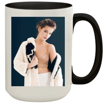 Barbara Palvin 15oz Colored Inner & Handle Mug