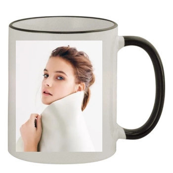 Barbara Palvin 11oz Colored Rim & Handle Mug