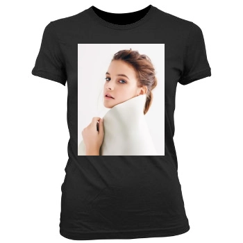 Barbara Palvin Women's Junior Cut Crewneck T-Shirt