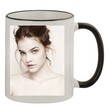 Barbara Palvin 11oz Colored Rim & Handle Mug