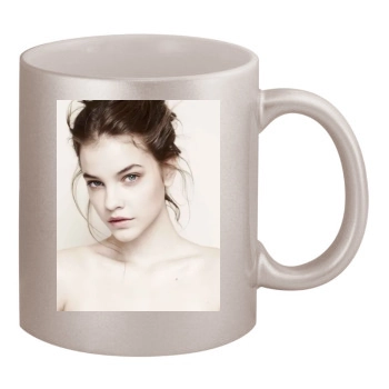 Barbara Palvin 11oz Metallic Silver Mug