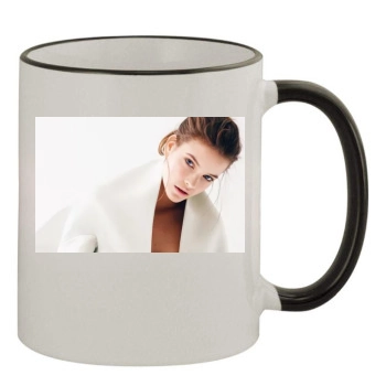 Barbara Palvin 11oz Colored Rim & Handle Mug