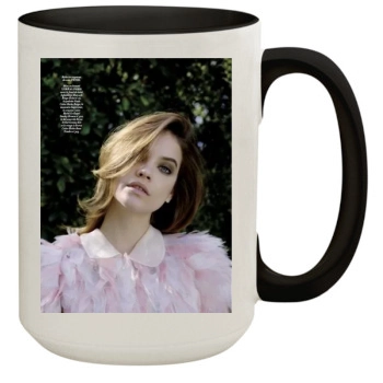 Barbara Palvin 15oz Colored Inner & Handle Mug