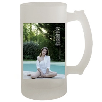 Barbara Palvin 16oz Frosted Beer Stein