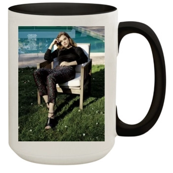 Barbara Palvin 15oz Colored Inner & Handle Mug