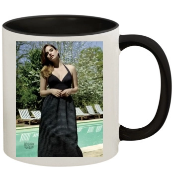 Barbara Palvin 11oz Colored Inner & Handle Mug