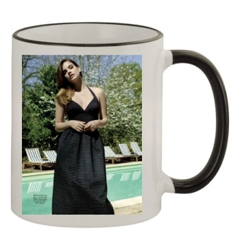 Barbara Palvin 11oz Colored Rim & Handle Mug