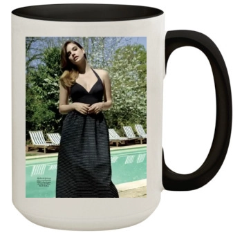 Barbara Palvin 15oz Colored Inner & Handle Mug