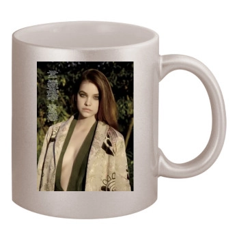 Barbara Palvin 11oz Metallic Silver Mug