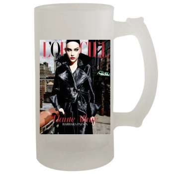 Barbara Palvin 16oz Frosted Beer Stein