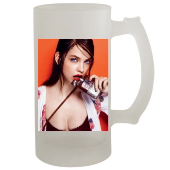 Barbara Palvin 16oz Frosted Beer Stein