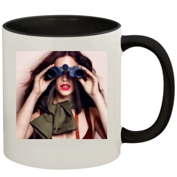 Barbara Palvin 11oz Colored Inner & Handle Mug