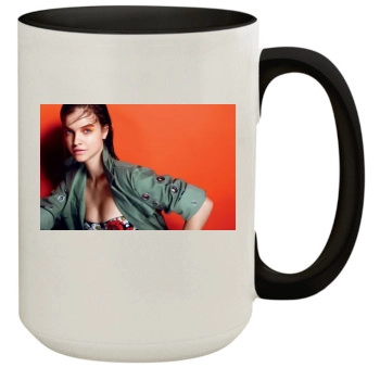 Barbara Palvin 15oz Colored Inner & Handle Mug