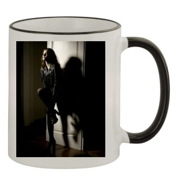 Barbara Palvin 11oz Colored Rim & Handle Mug