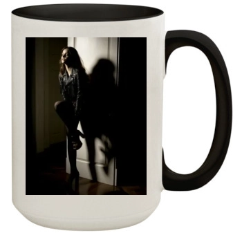 Barbara Palvin 15oz Colored Inner & Handle Mug