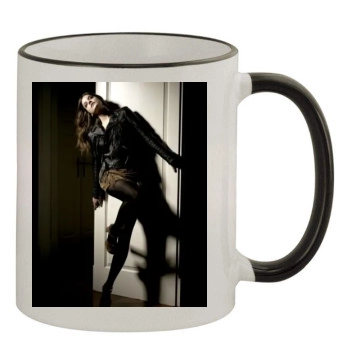 Barbara Palvin 11oz Colored Rim & Handle Mug