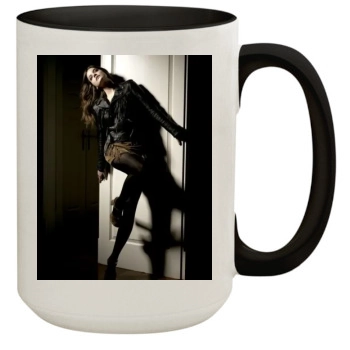 Barbara Palvin 15oz Colored Inner & Handle Mug