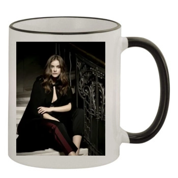 Barbara Palvin 11oz Colored Rim & Handle Mug