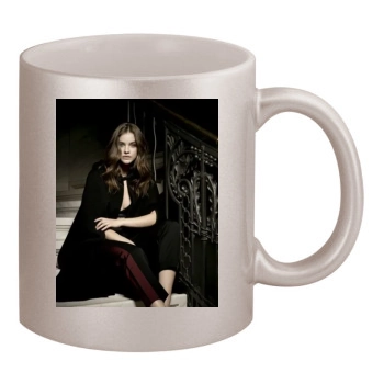 Barbara Palvin 11oz Metallic Silver Mug