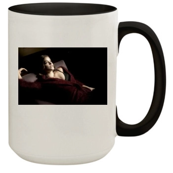 Barbara Palvin 15oz Colored Inner & Handle Mug