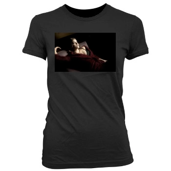 Barbara Palvin Women's Junior Cut Crewneck T-Shirt