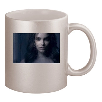 Barbara Palvin 11oz Metallic Silver Mug