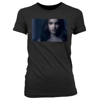 Barbara Palvin Women's Junior Cut Crewneck T-Shirt