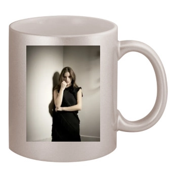 Barbara Palvin 11oz Metallic Silver Mug