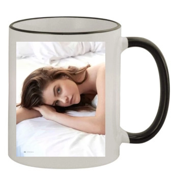 Barbara Palvin 11oz Colored Rim & Handle Mug